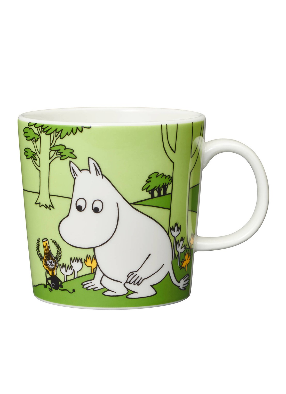 Moomin Arabia Moomin kopje 30 cl - voorkant lichtgroen
