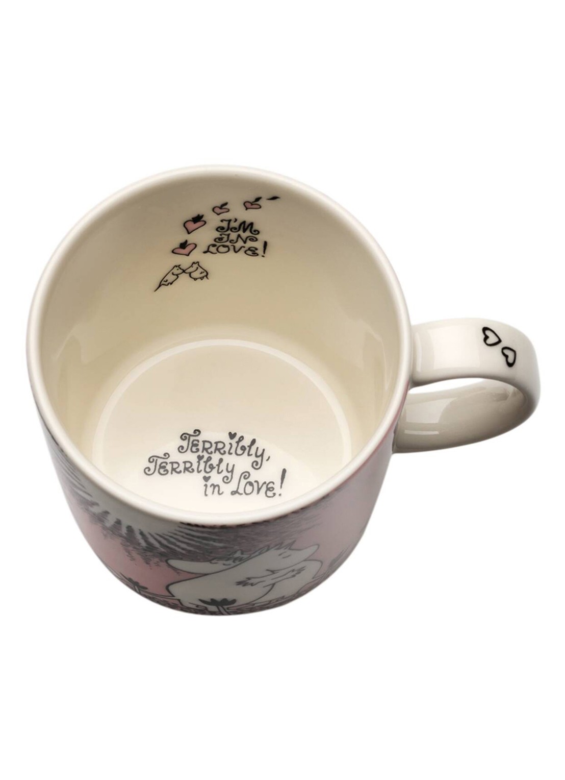 Moomin Arabia Moomin Love mok 30 cl - detail 5 roze