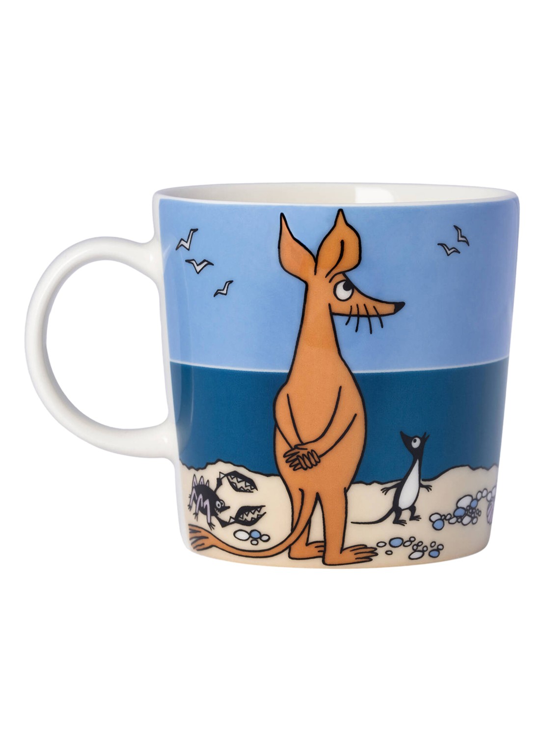 Moomin Arabia Moomin Sniff Blue kopje 30 cl - voorkant 2 blauw