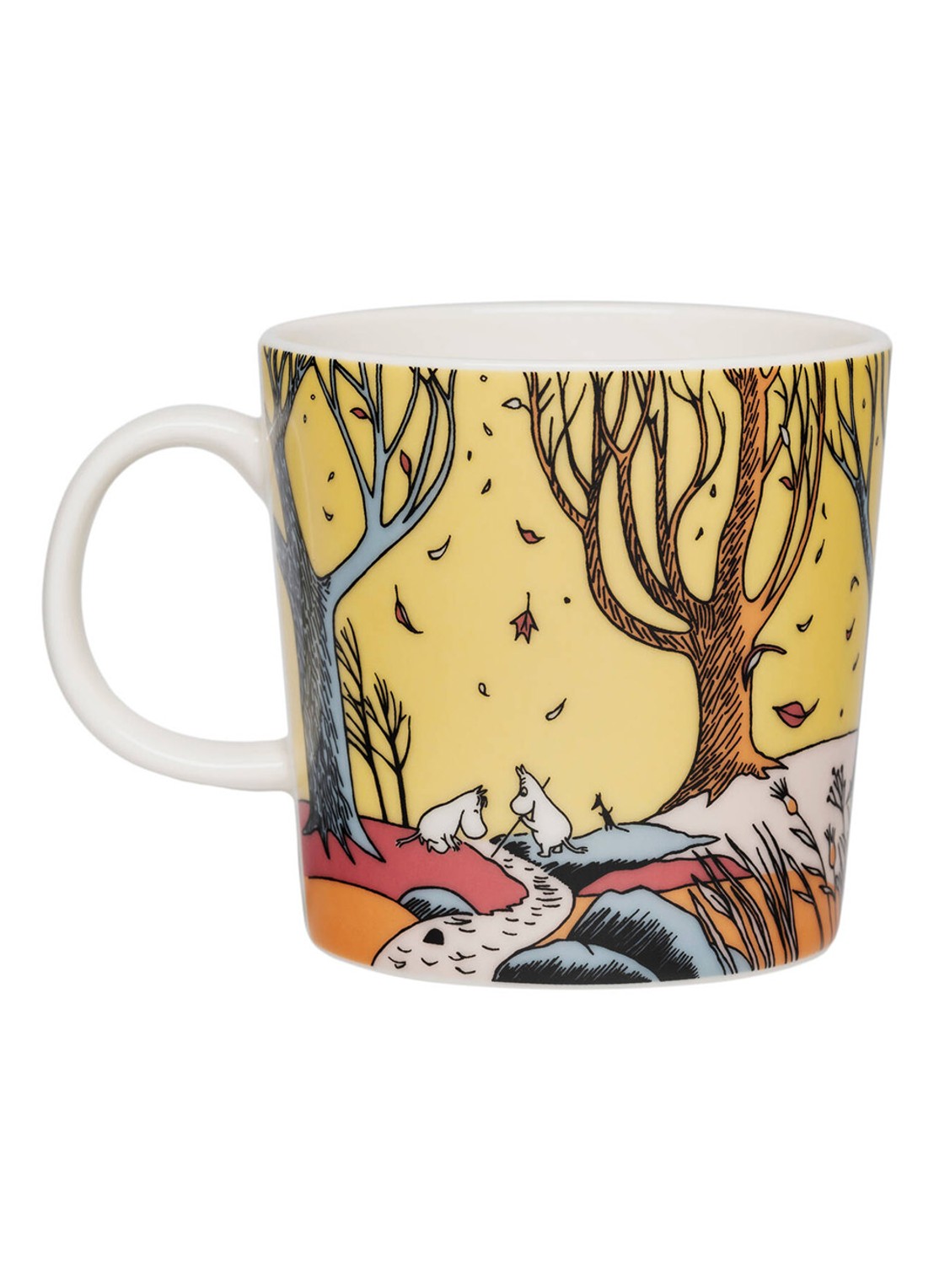 Moomin Arabia Moomins Day 2026 mok 30 cl - achterkant geel