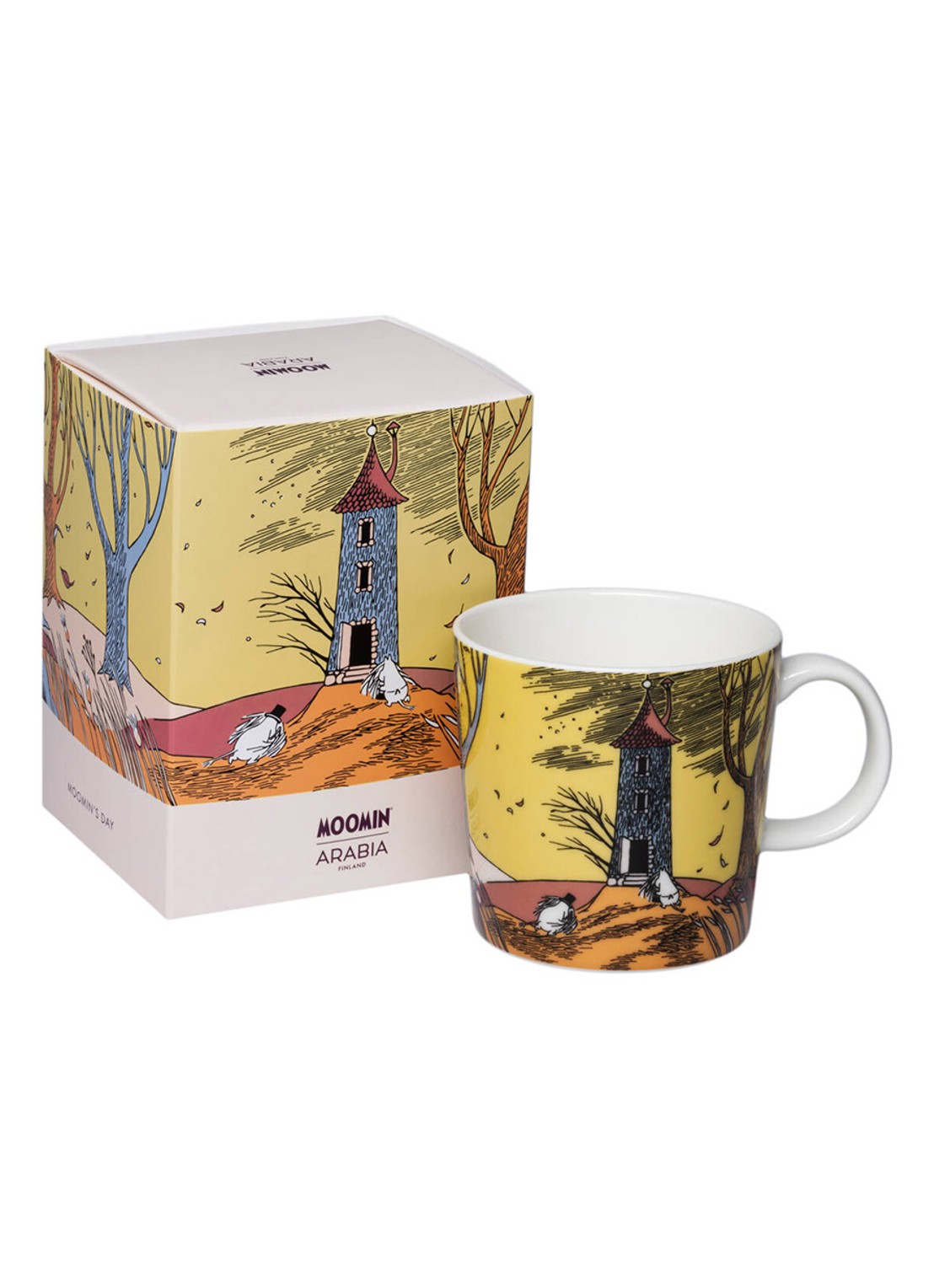 Moomin Arabia Moomins Day 2026 mok 30 cl - voorkant 2 geel