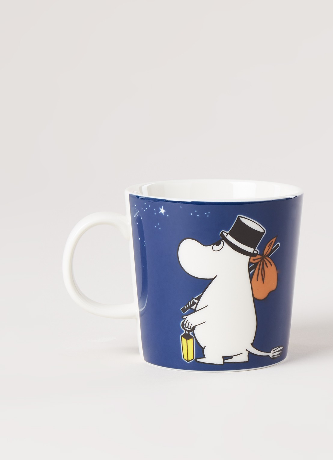 Moominpappa Moomin kopje 30 cl - detail donkerblauw