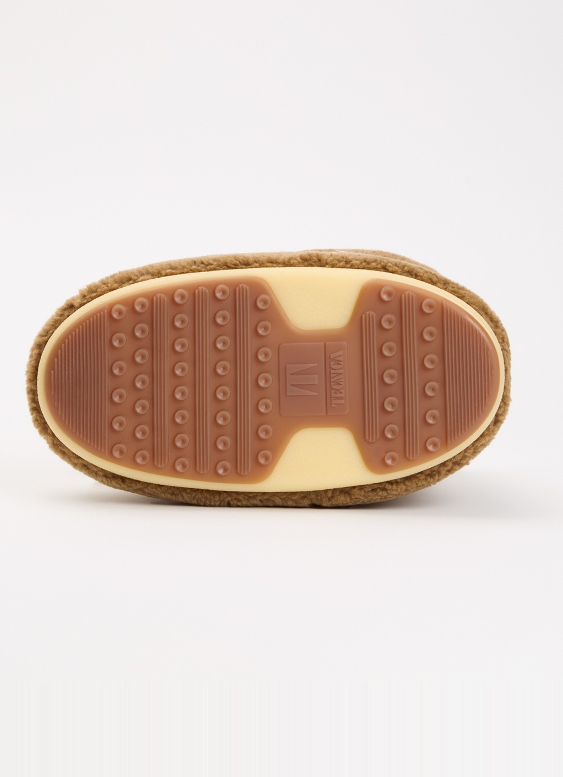 Moon Boot Icon Low Fleece snowboot van teddy - detail 4 lichtbruin