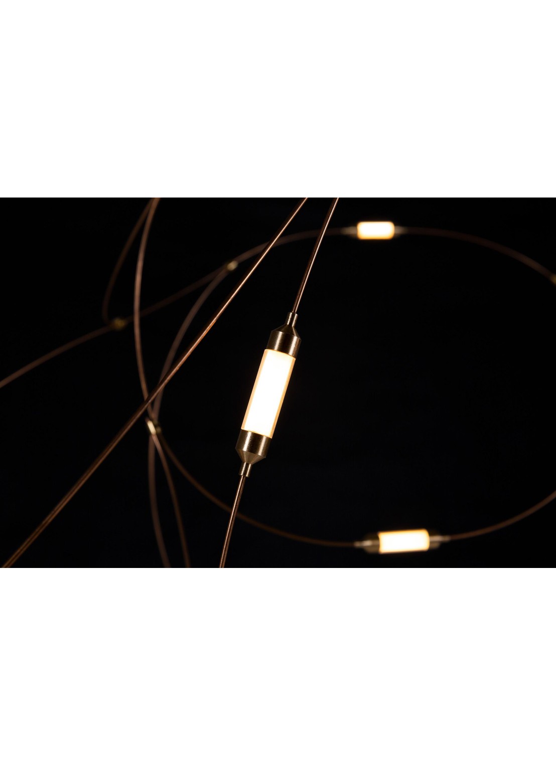 Moooi Flock of Light 11 hanglamp LED 80 x 65 cm - detail 6 koper