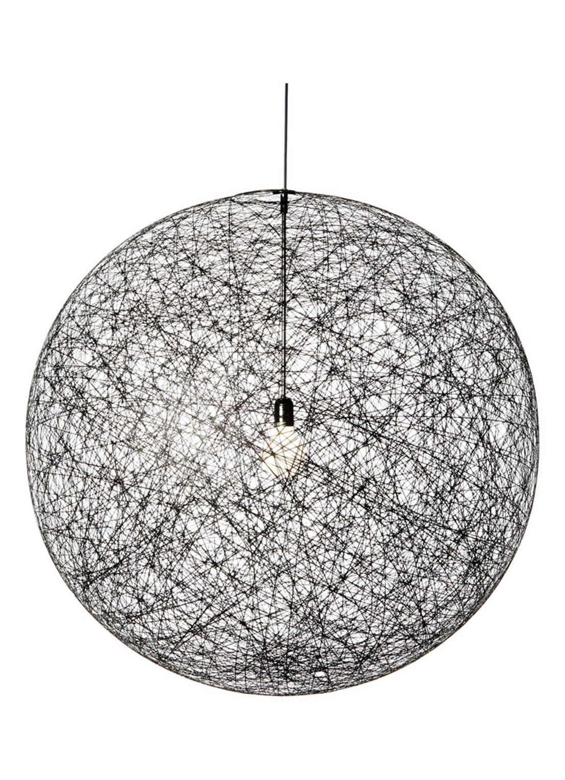Moooi Random Light ll hanglamp Ø50 cm - voorkant zwart