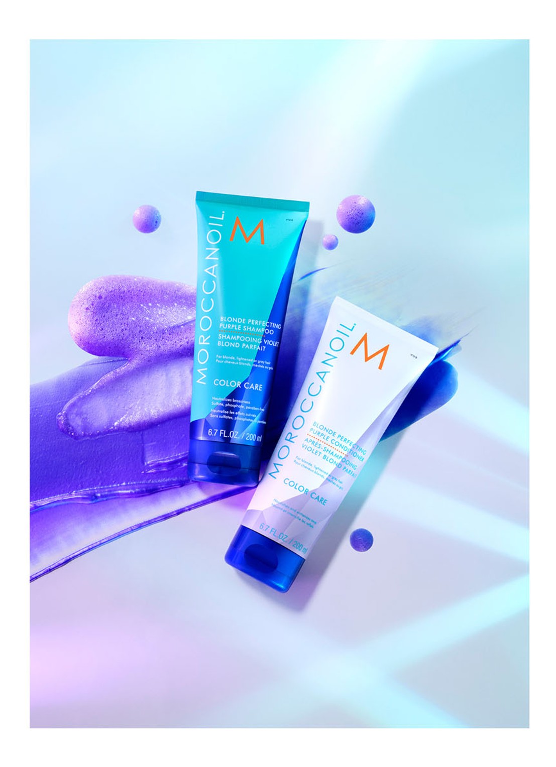 Moroccanoil Blonde Perfecting Purple Conditioner - detail 3 undefined
