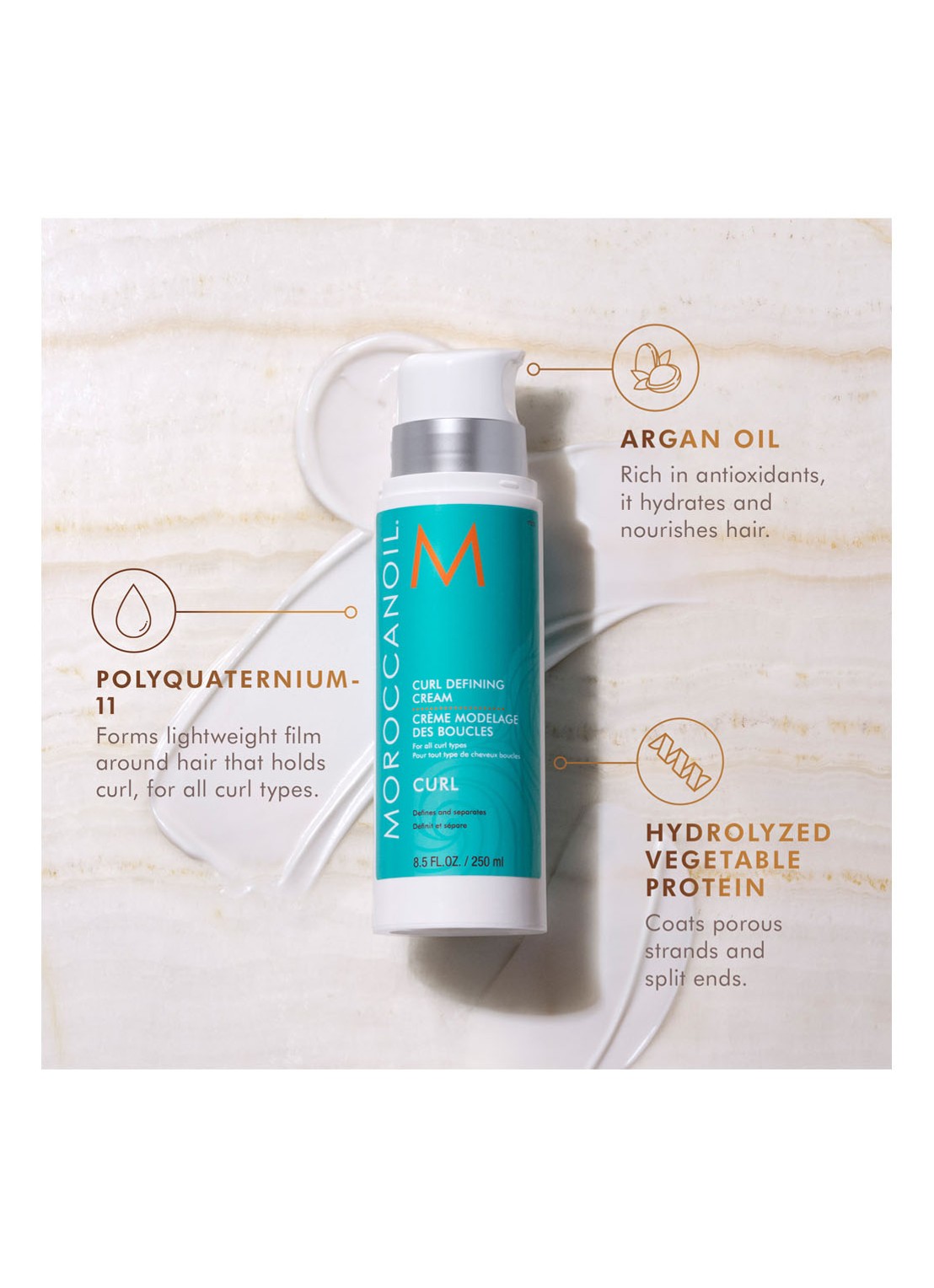 Moroccanoil Curl Defining Cream - stylingcrème - detail 3 undefined