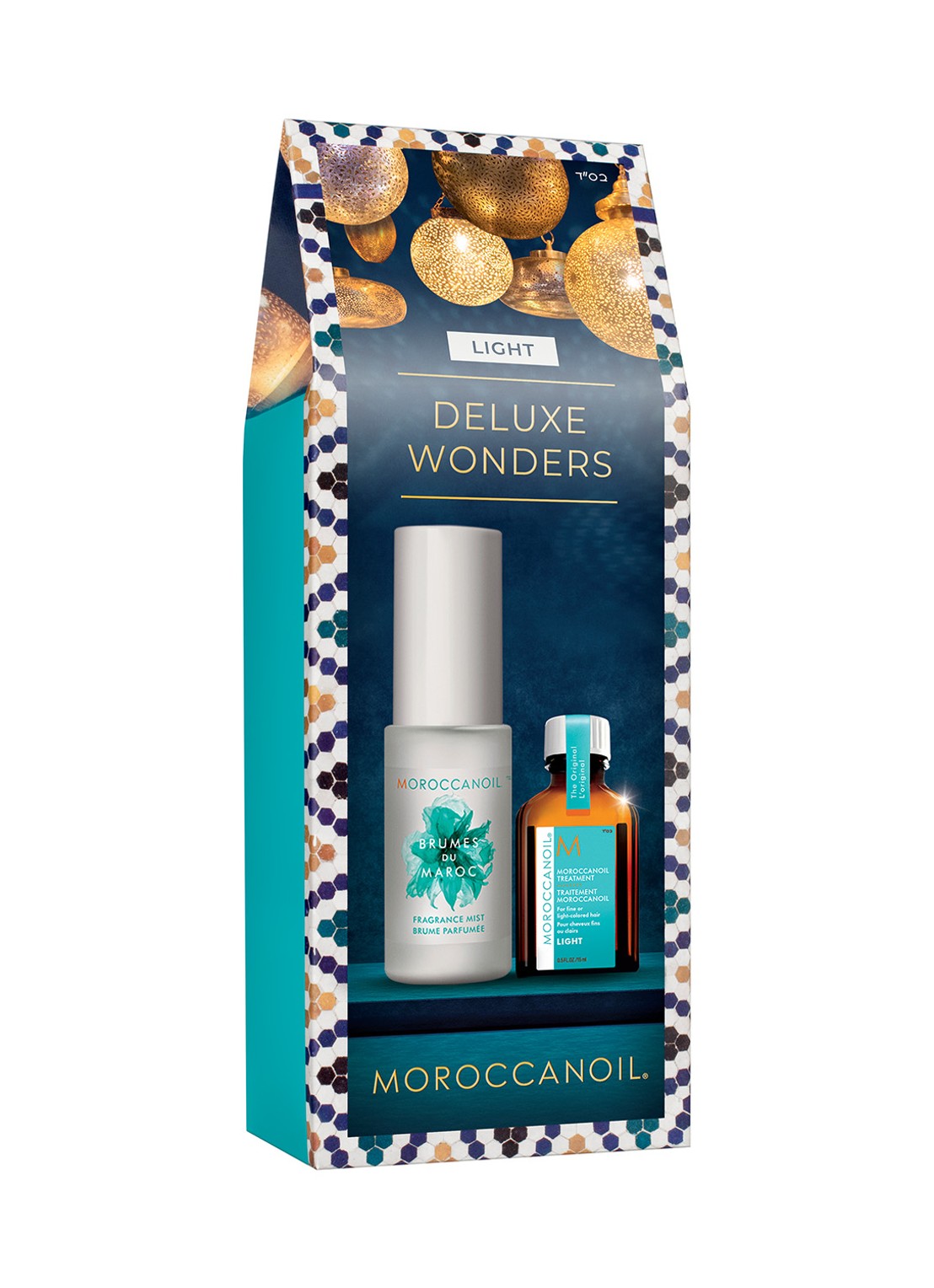 Moroccanoil Deluxe Wonders Stocking Stuffer Gift Set 2023 Light - Limited Edition verzorgingsset - voorkant undefined