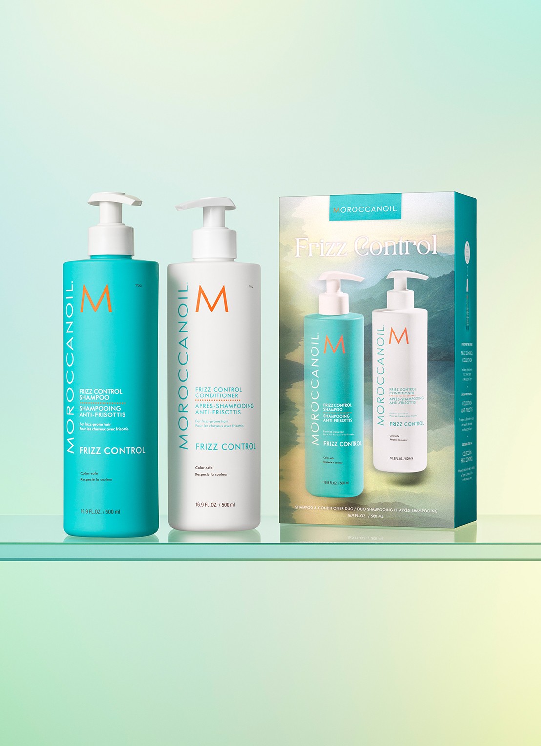 Moroccanoil Frizz Control Shampoo + Conditioner duo - haarverzorgingsset - voorkant 7 undefined