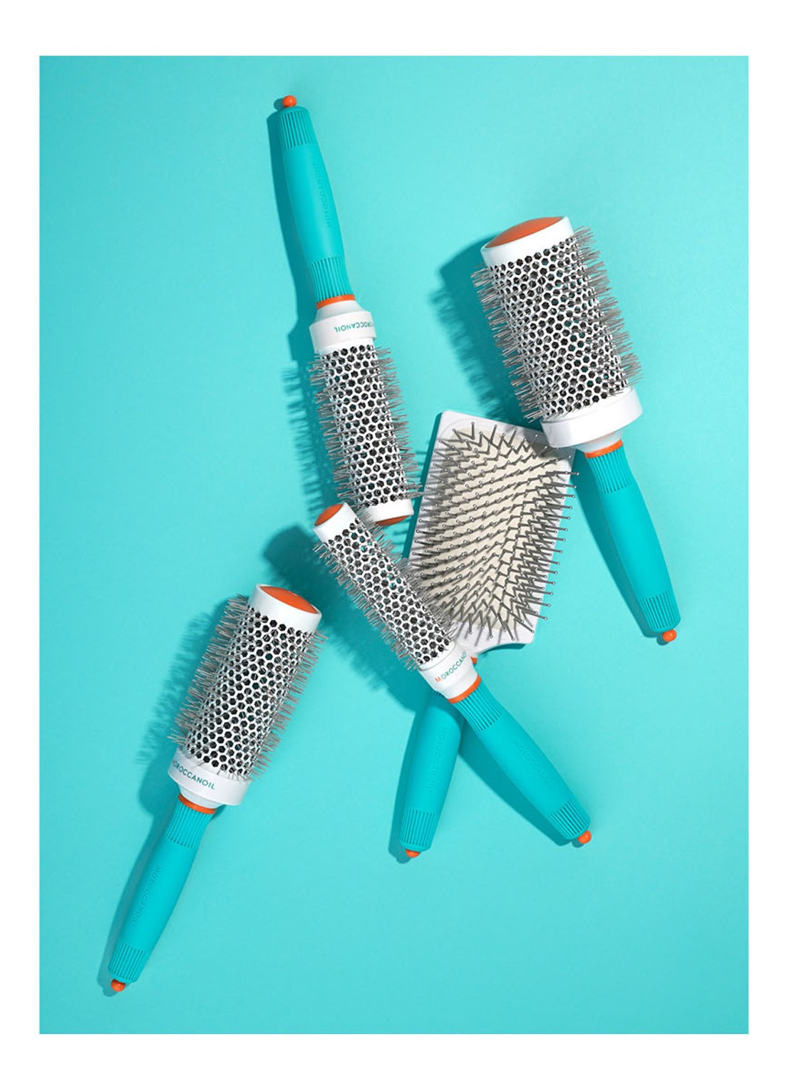Moroccanoil Ionic + Ceramic Thermal Round Brush D35 35 mm - keramische föhnborstel - detail 3 wit