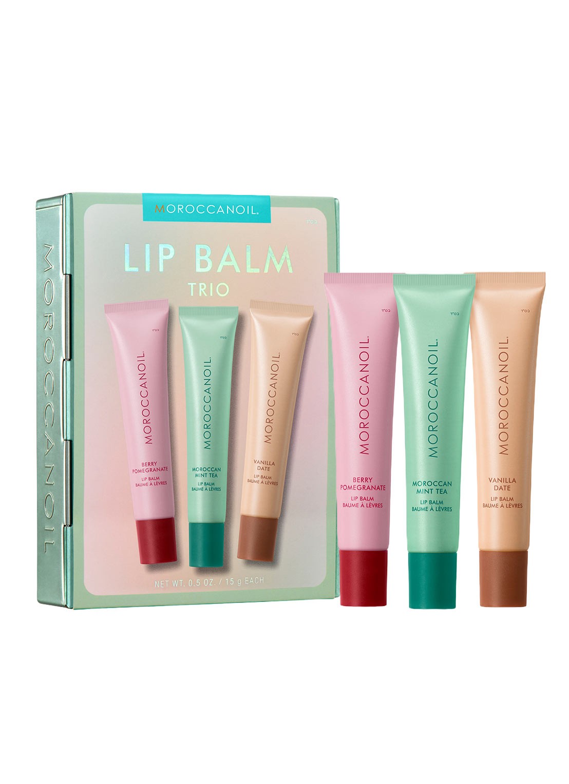 Moroccanoil Lip Balm Trio Kit - lipverzorgingsset - voorkant undefined