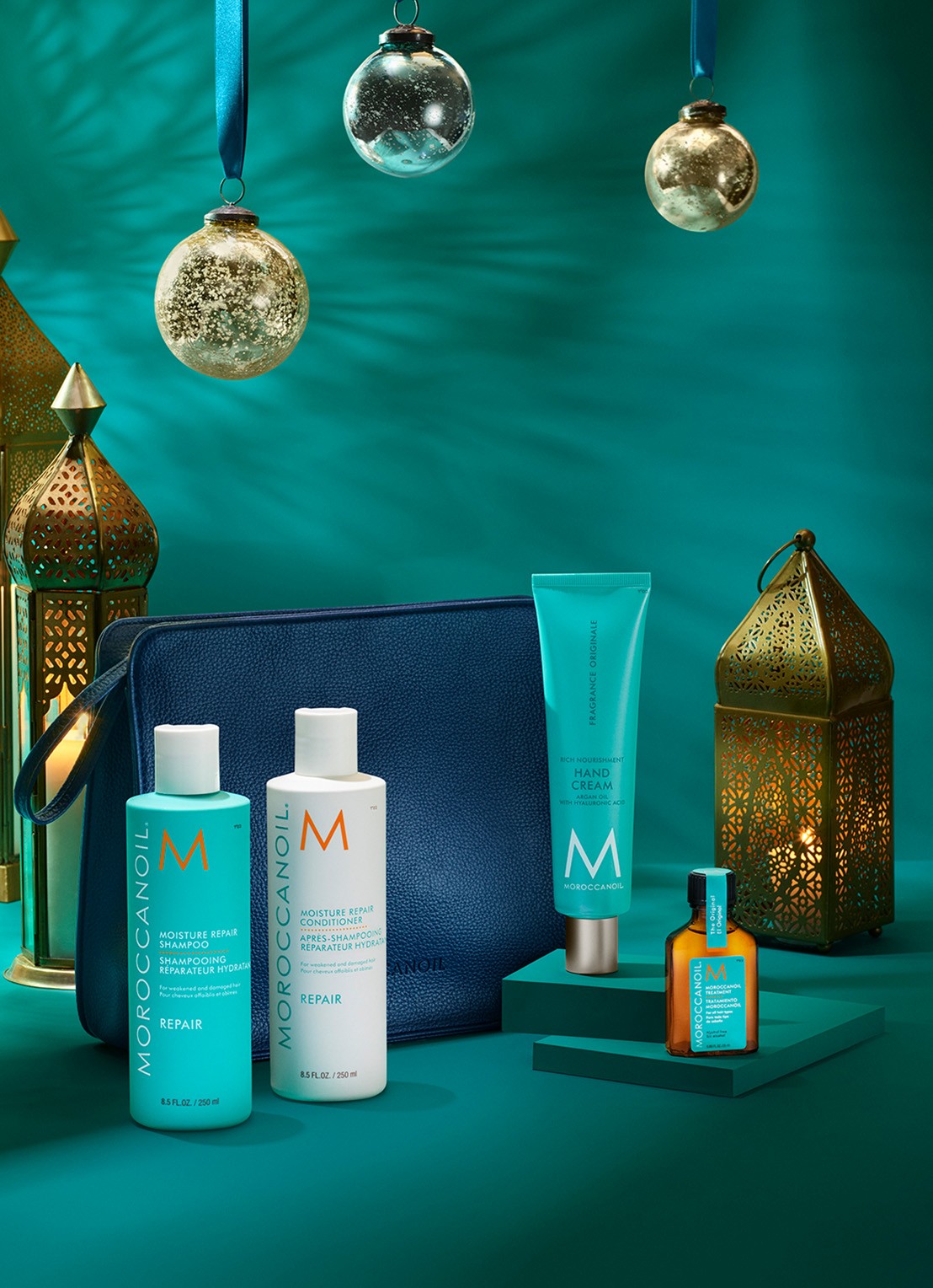 Moroccanoil Luminous Winter Wonders Gift Set 2023 Repair - Limited Edition verzorgingsset - voorkant 2 undefined