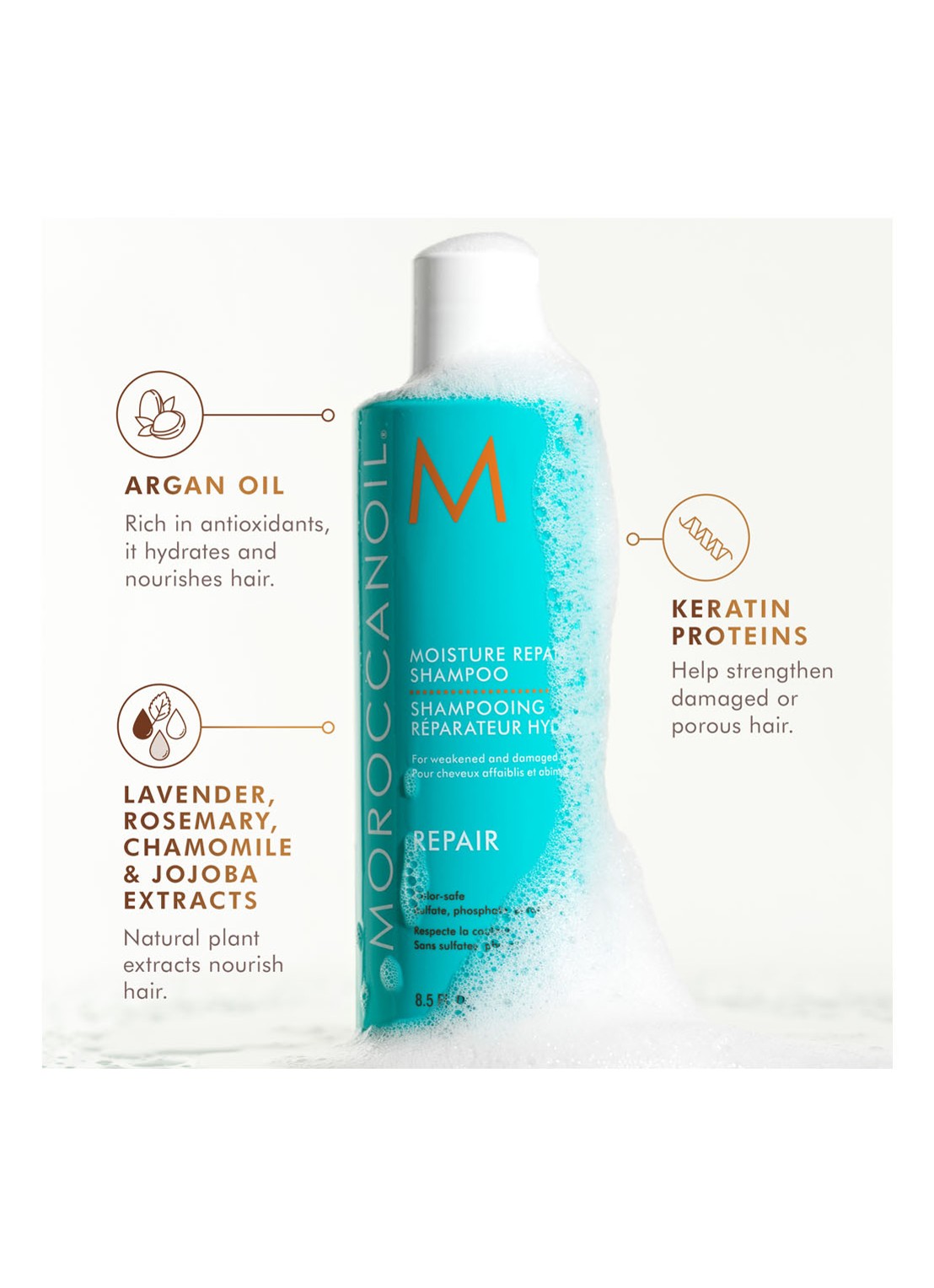 Moroccanoil Moist Repair Shampoo - detail 2 undefined