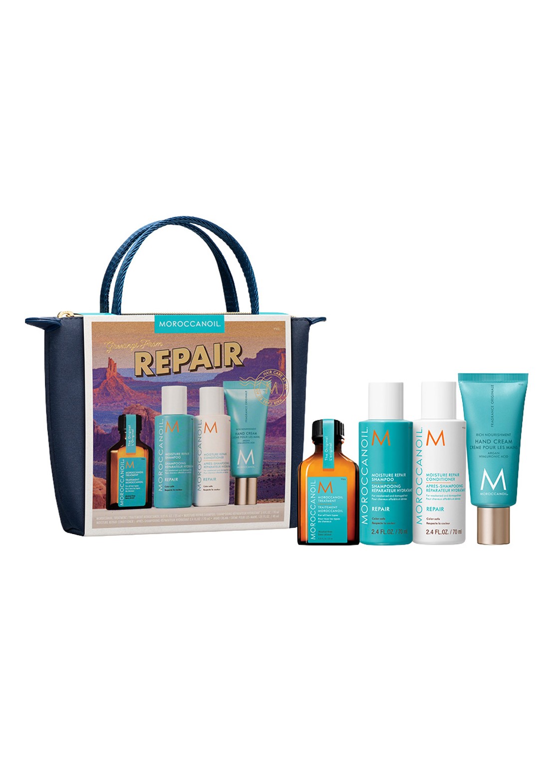 Moroccanoil Travel Set Repair - haarverzorgingsset - voorkant 2 undefined