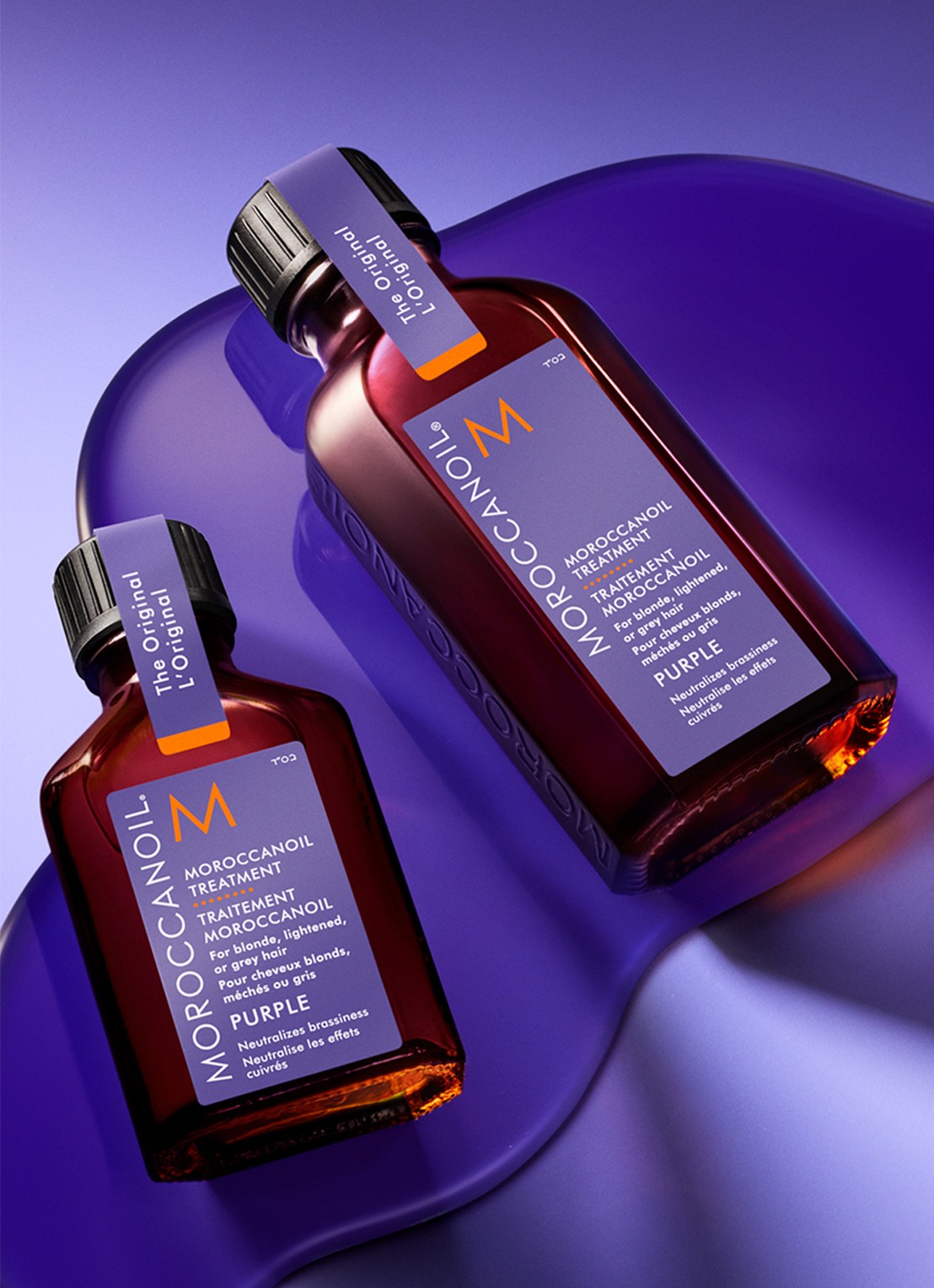 Moroccanoil Treatment Purple - haarolie - voorkant 3 undefined