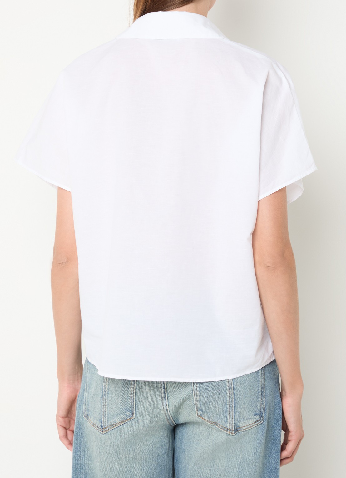 Mos Mosh MMBiana blouse met ruches - achterkant 4 wit