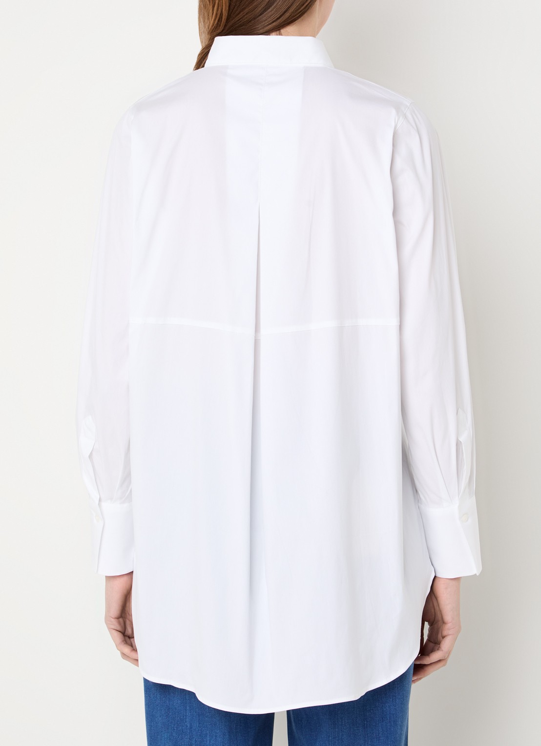 Mos Mosh MMEnola blouse met stretch - achterkant 3 wit