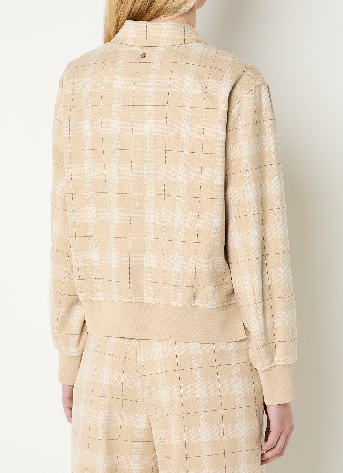 Mos Mosh MMKira Chelsea jack met ruitdessin - achterkant 4 beige