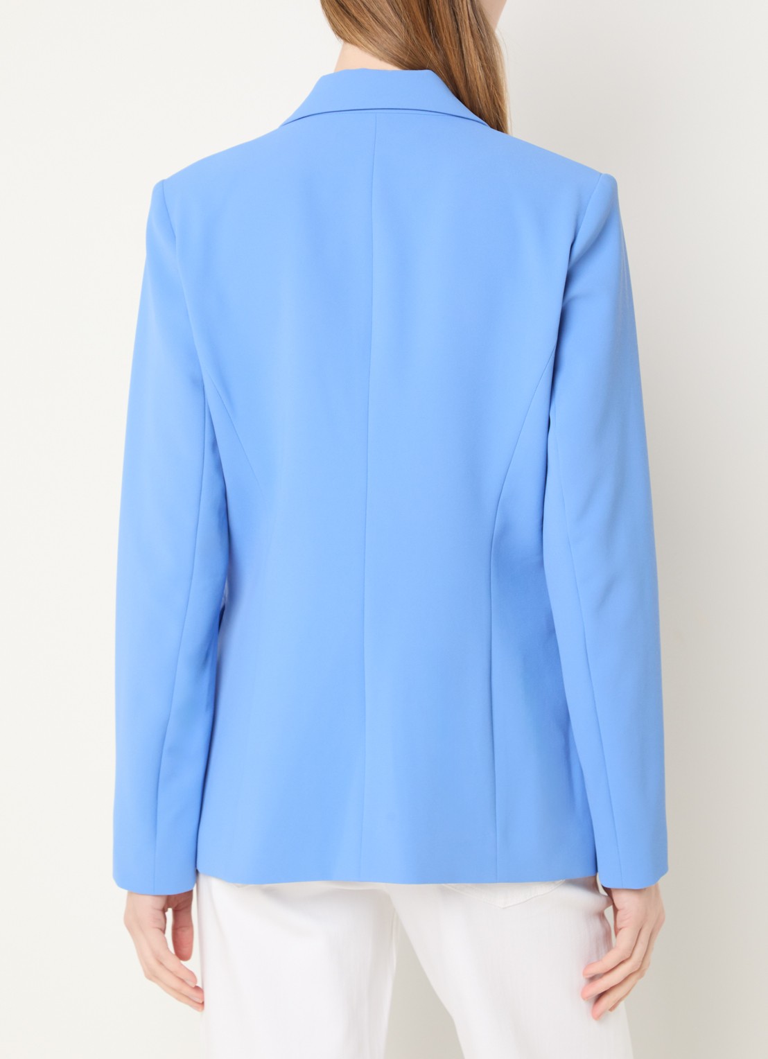 Mos Mosh MMLeonora Miley blazer met klepzakken - achterkant blauw