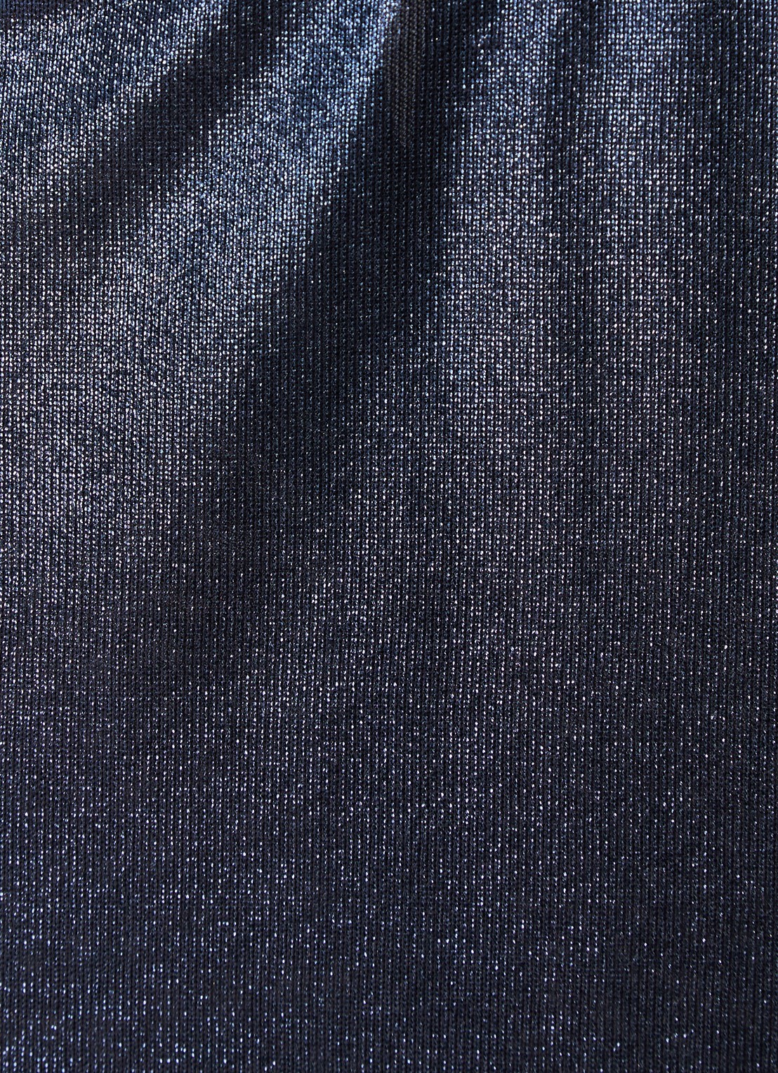 Mos Mosh MMNivola top met metallic finish - detail 2 donkerblauw