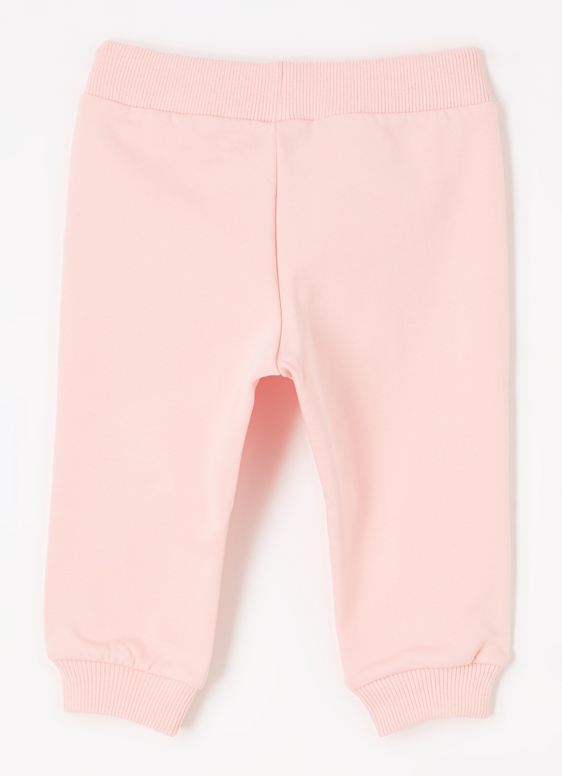 Moschino Tapered fit joggingbroek met logoprint - voorkant 2 roze