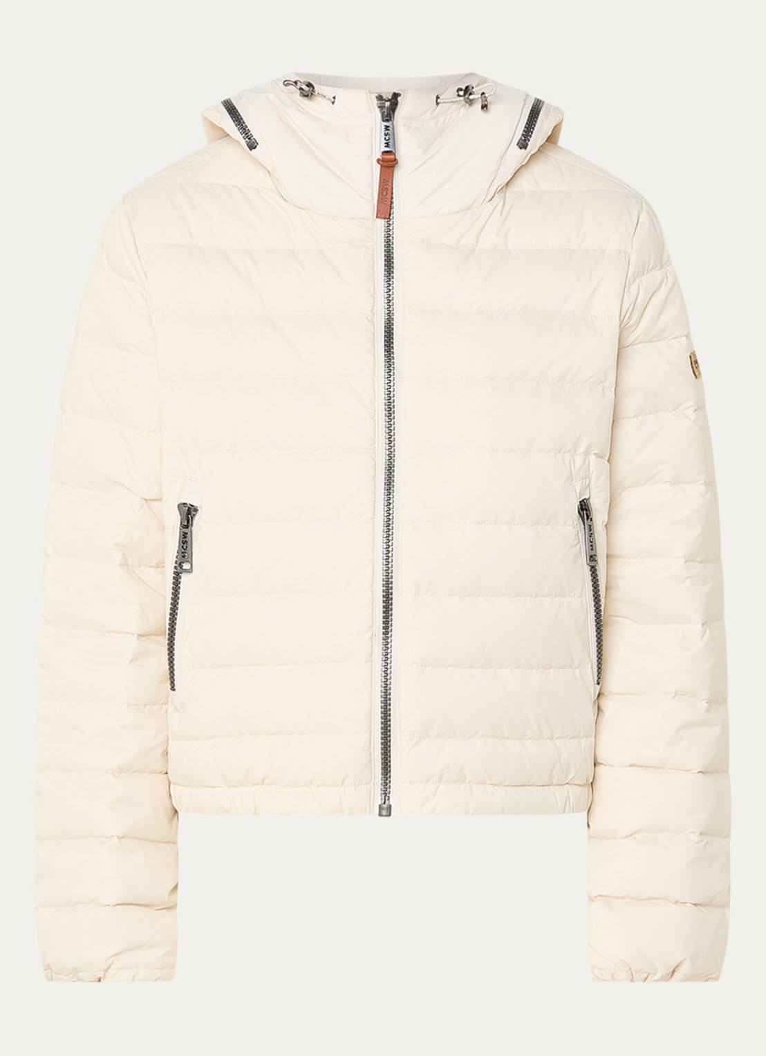Moscow Glenda jack met ritszakken - voorkant 3 beige