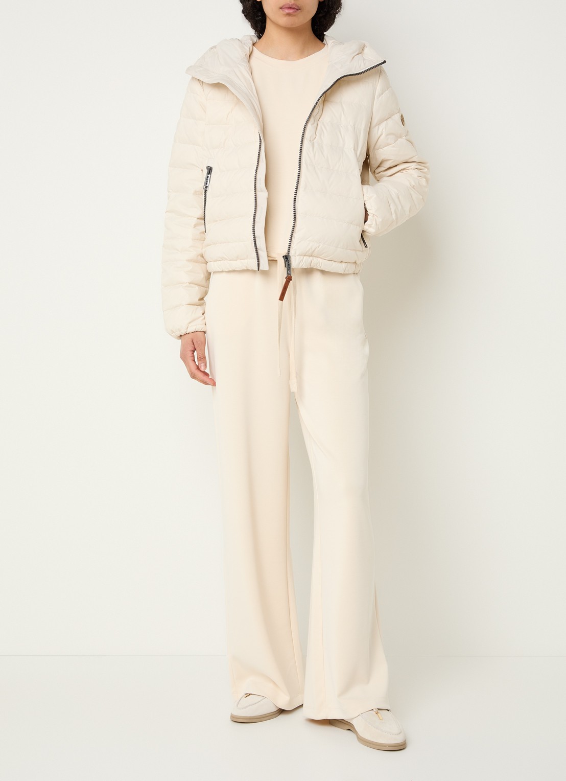 Moscow Glenda jack met ritszakken - voorkant 4 beige