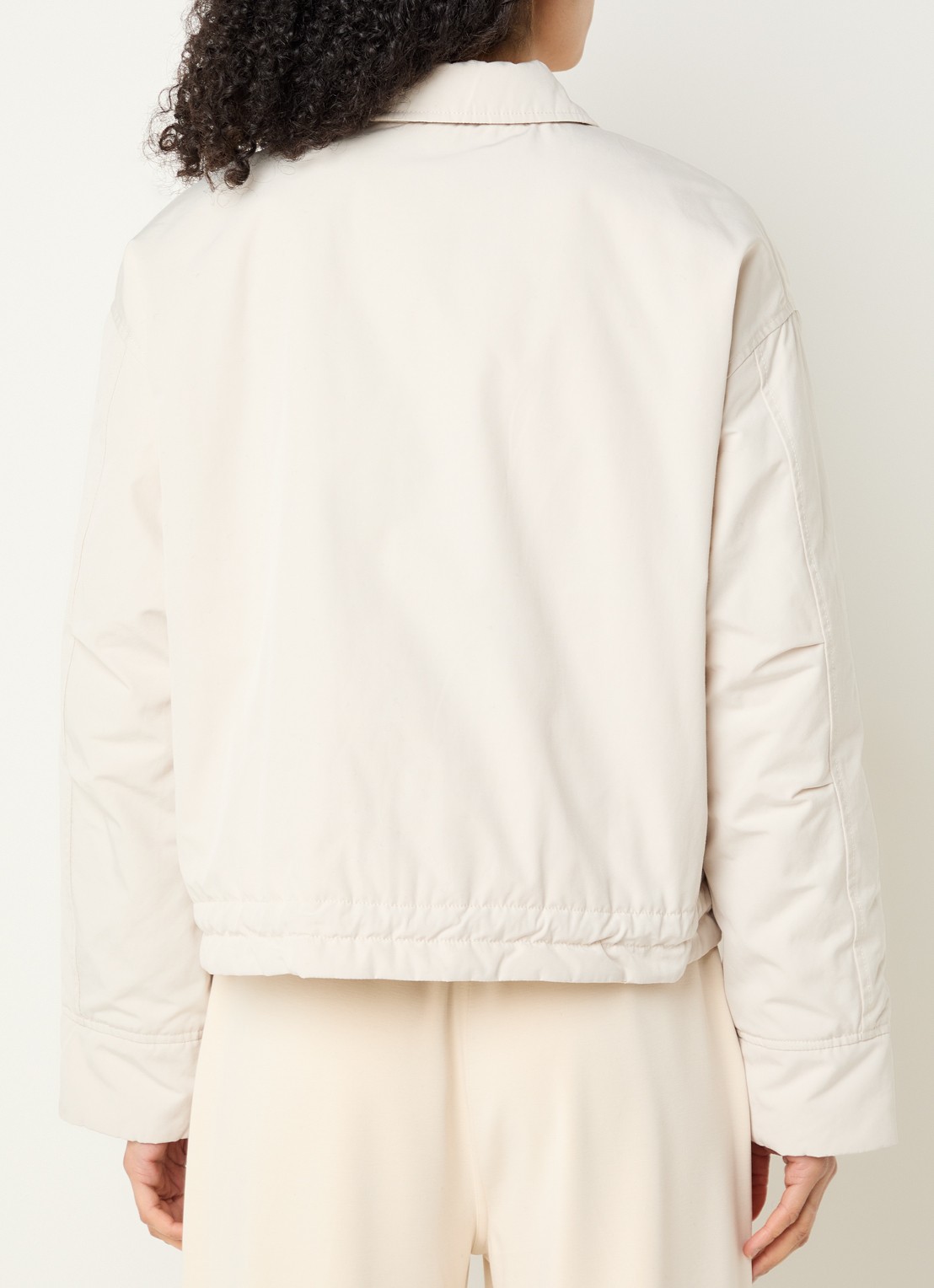 Moscow Hameli reversible gewatteerd jack - achterkant beige