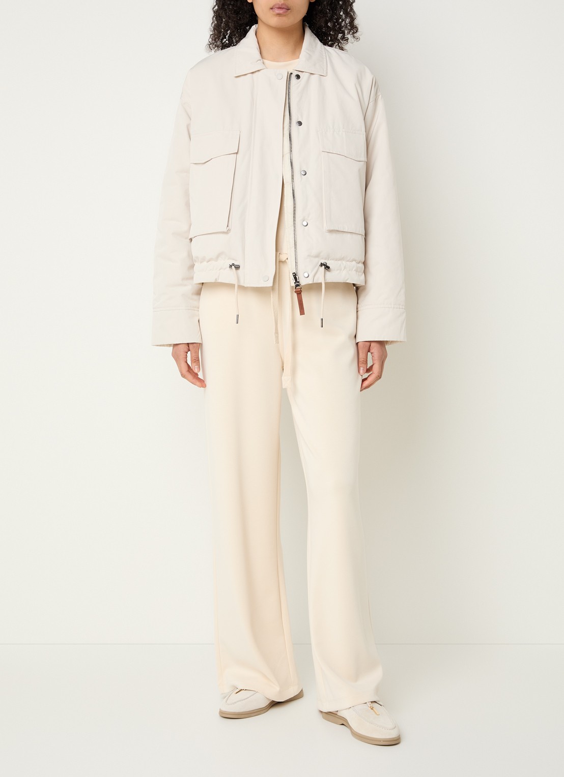 Moscow Hameli reversible gewatteerd jack - voorkant 5 beige