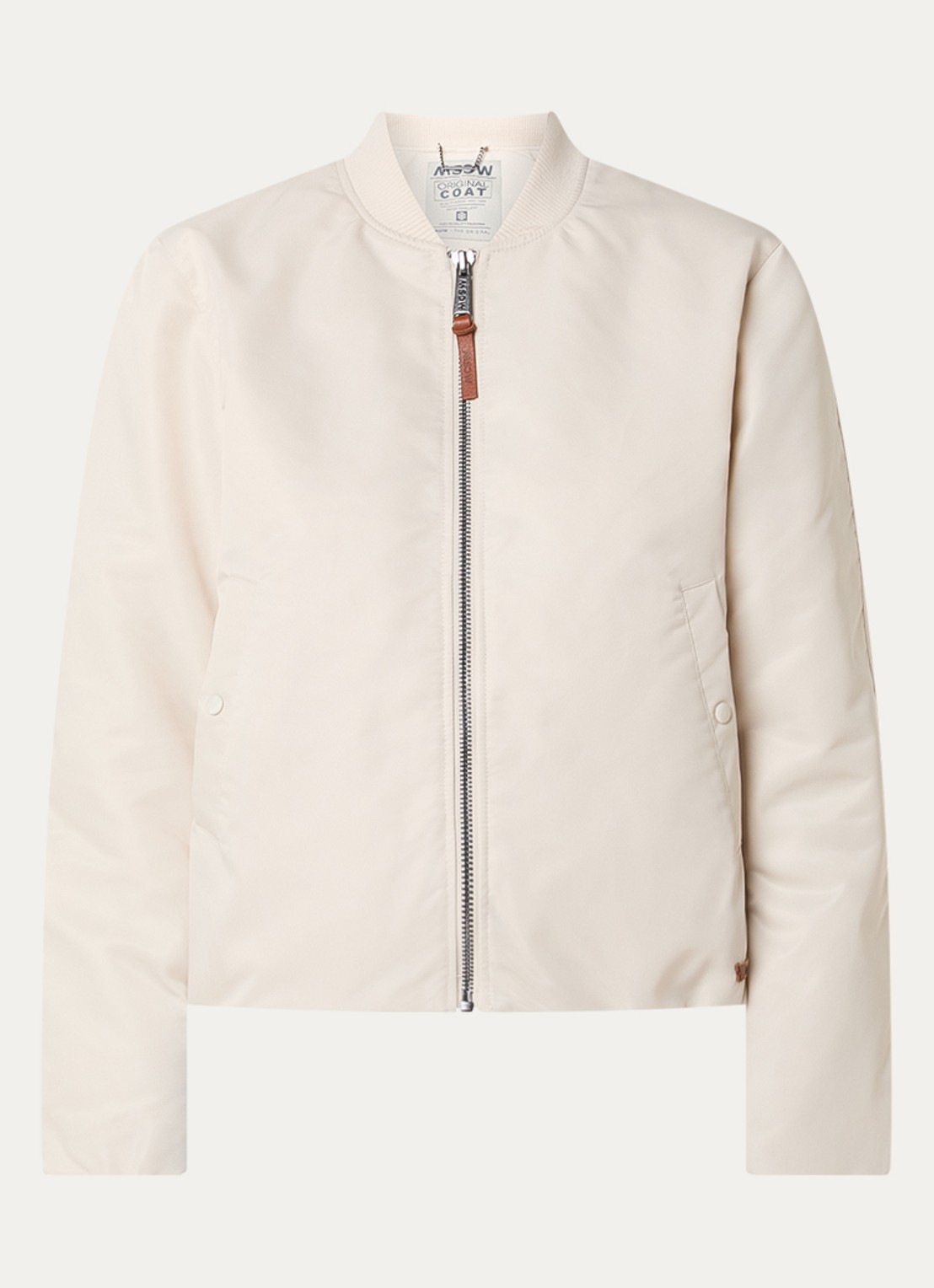 Moscow Willow bomberjack met steekzakken - voorkant 2 creme