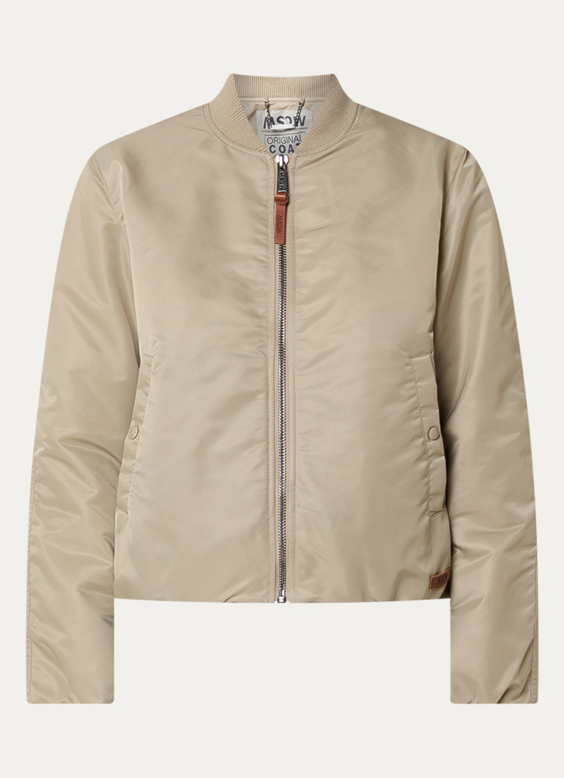 Moscow Willow bomberjack met steekzakken - voorkant khaki