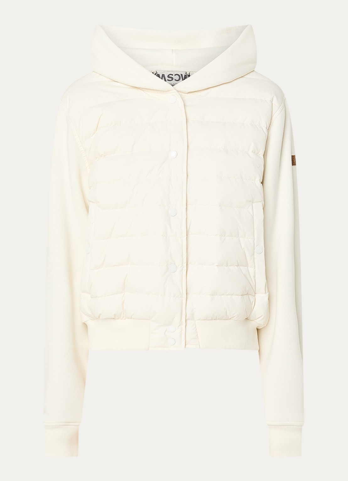 Moscow Yannieke jack met logo - voorkant 4 beige
