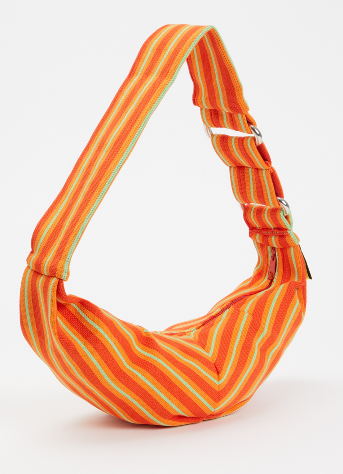 MOSJ Atelier Cosmo crossbodytas met verstelbare schouderriem - achterkant 5 orange