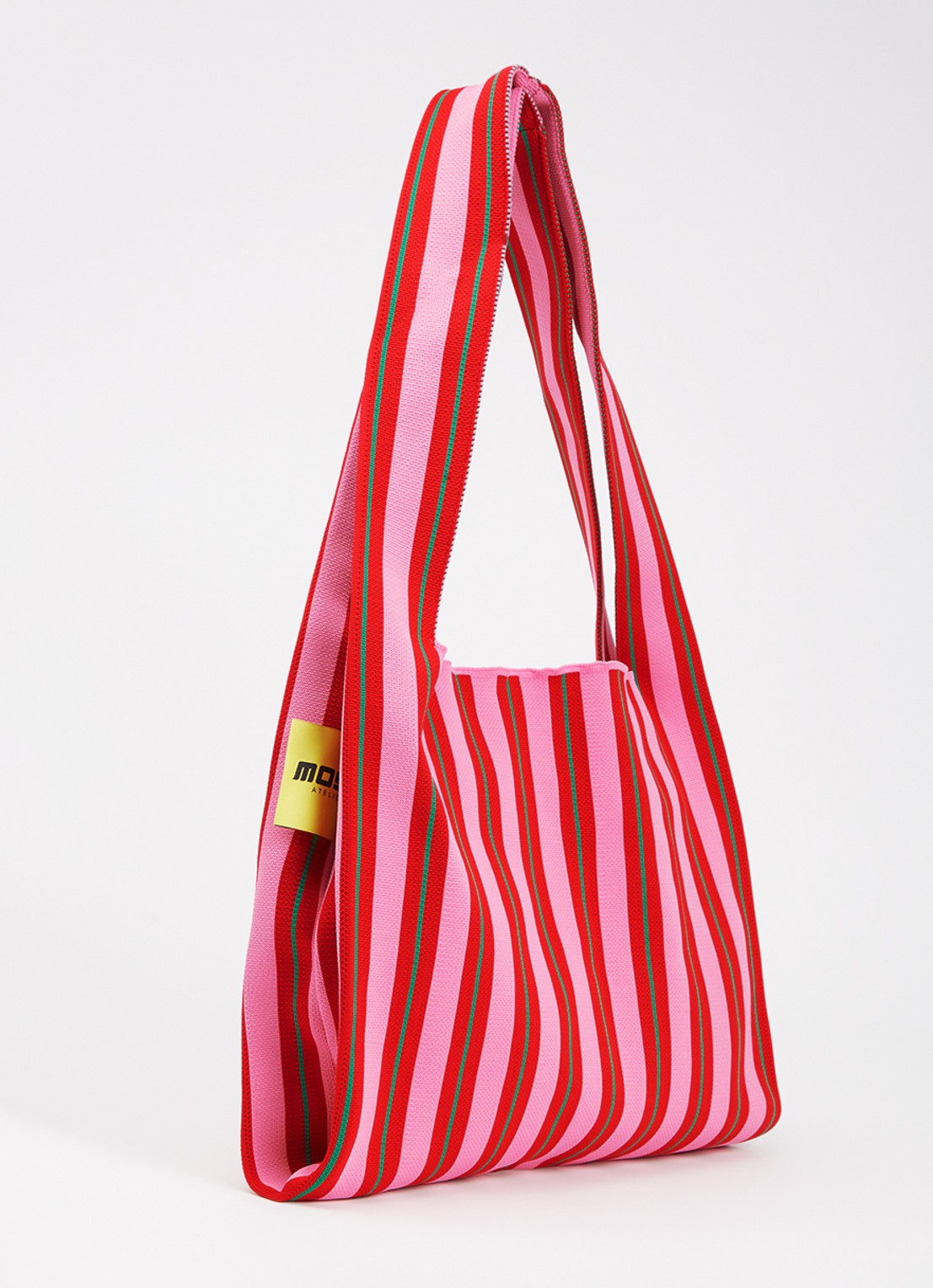 MOSJ Atelier Poppy crossbodytas met uitneembaar etui - achterkant roze