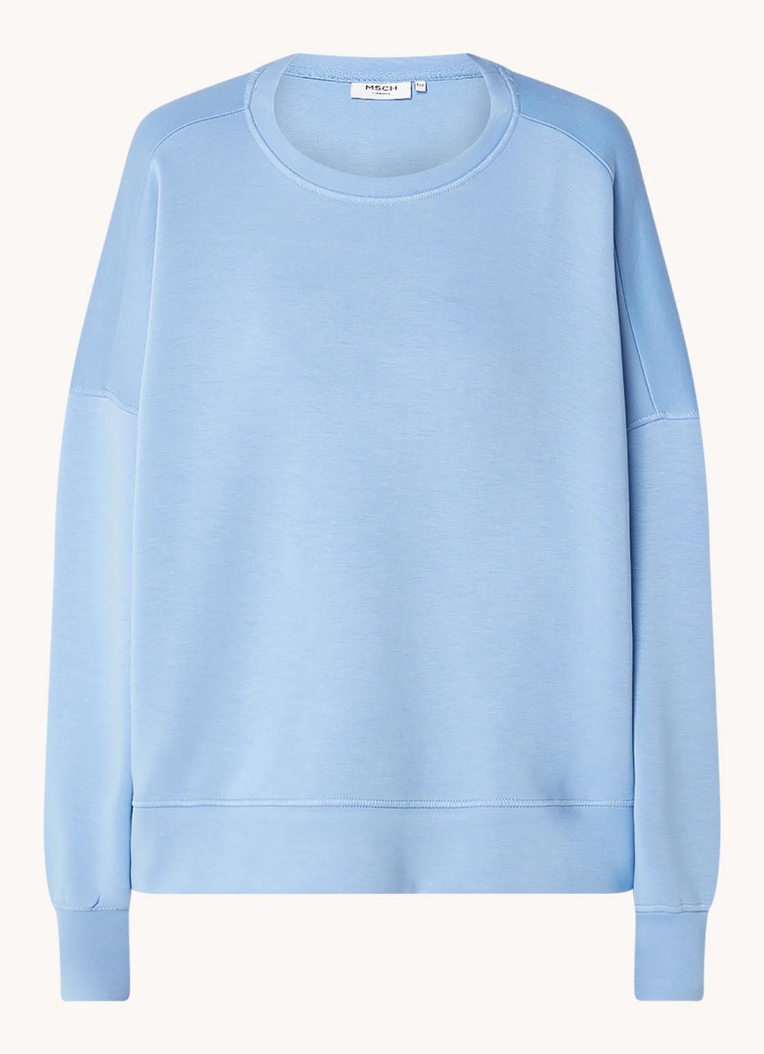 MSCH Copenhagen Ima sweater met stretch - voorkant 3 blauw