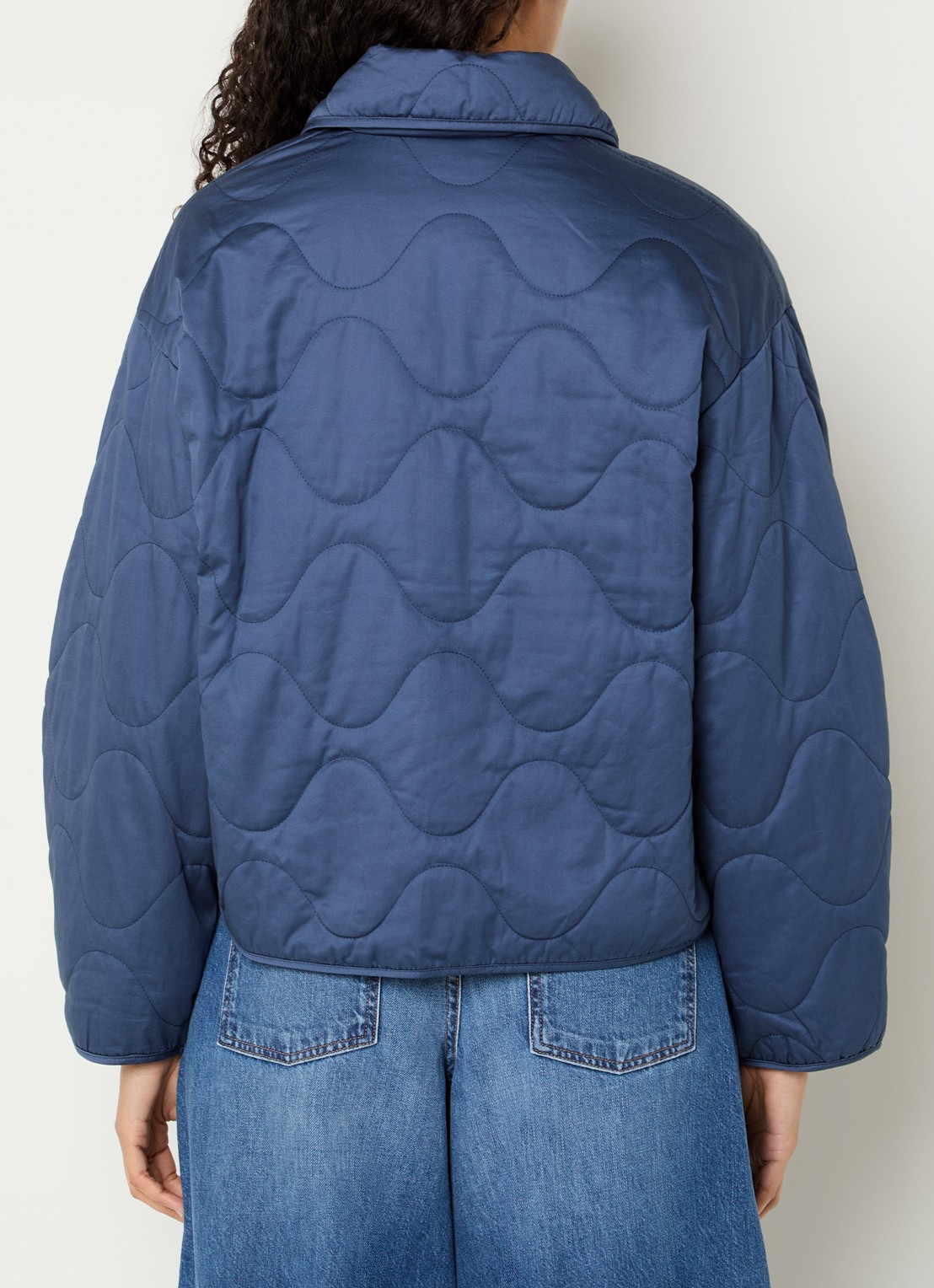 MSCH Copenhagen MISCHChista jack met steekzakken - achterkant 2 blauw