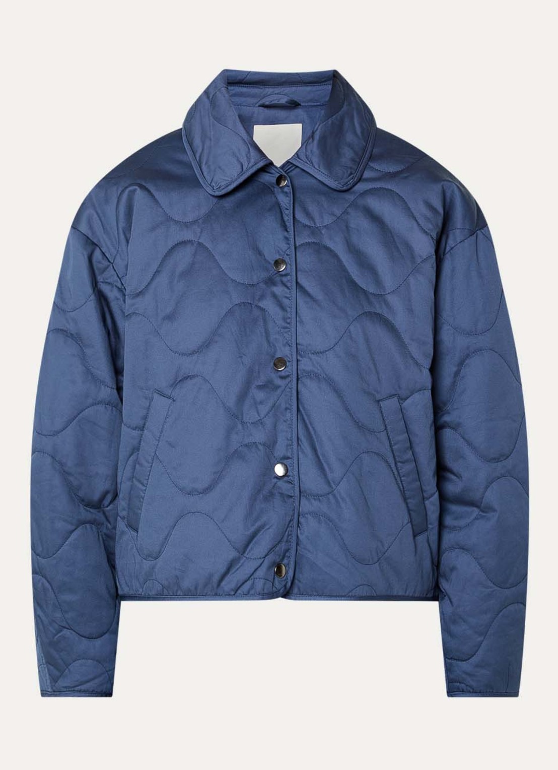 MSCH Copenhagen MISCHChista jack met steekzakken - voorkant 3 blauw