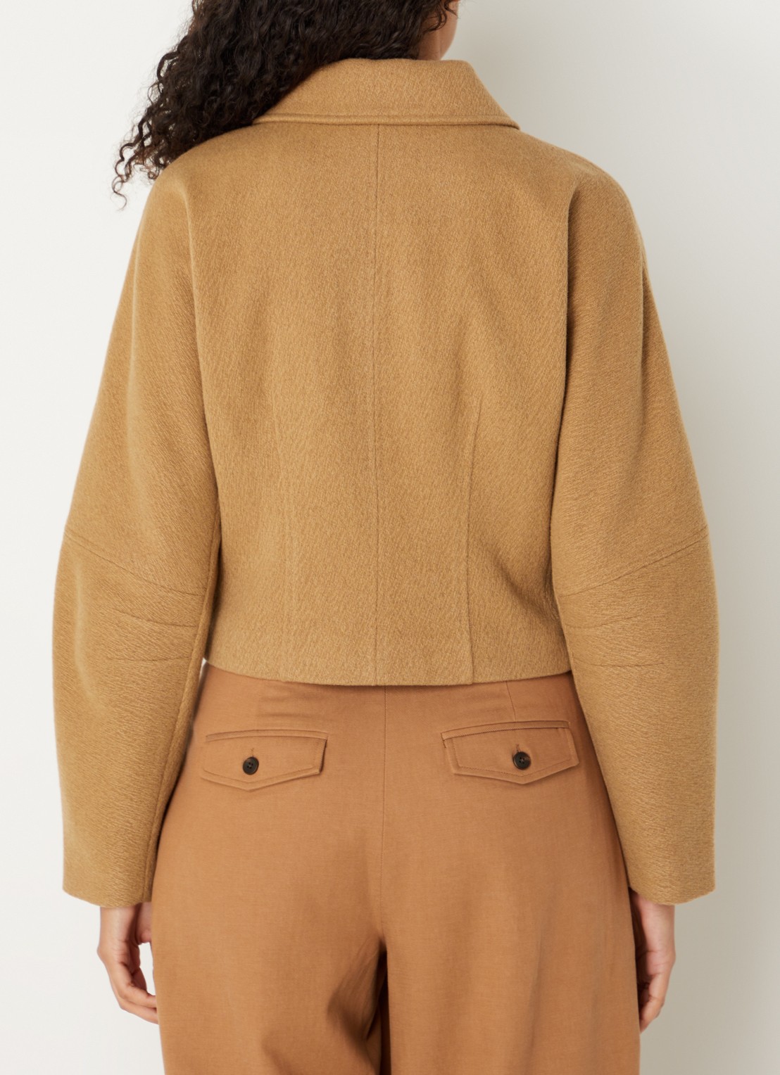 MSCH Copenhagen MMEsmeralda jack in wolblend - achterkant camel