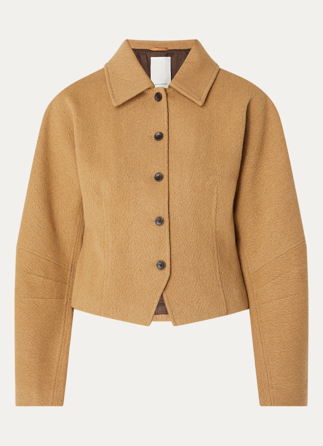 MSCH Copenhagen MMEsmeralda jack in wolblend - voorkant 2 camel