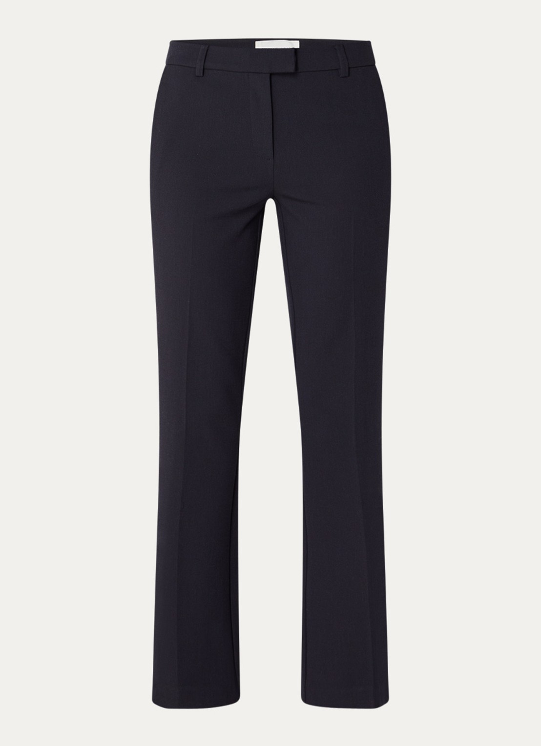 MSCH Copenhagen Mschfreylia high waist straight fit pantalon - voorkant 3 donkerblauw