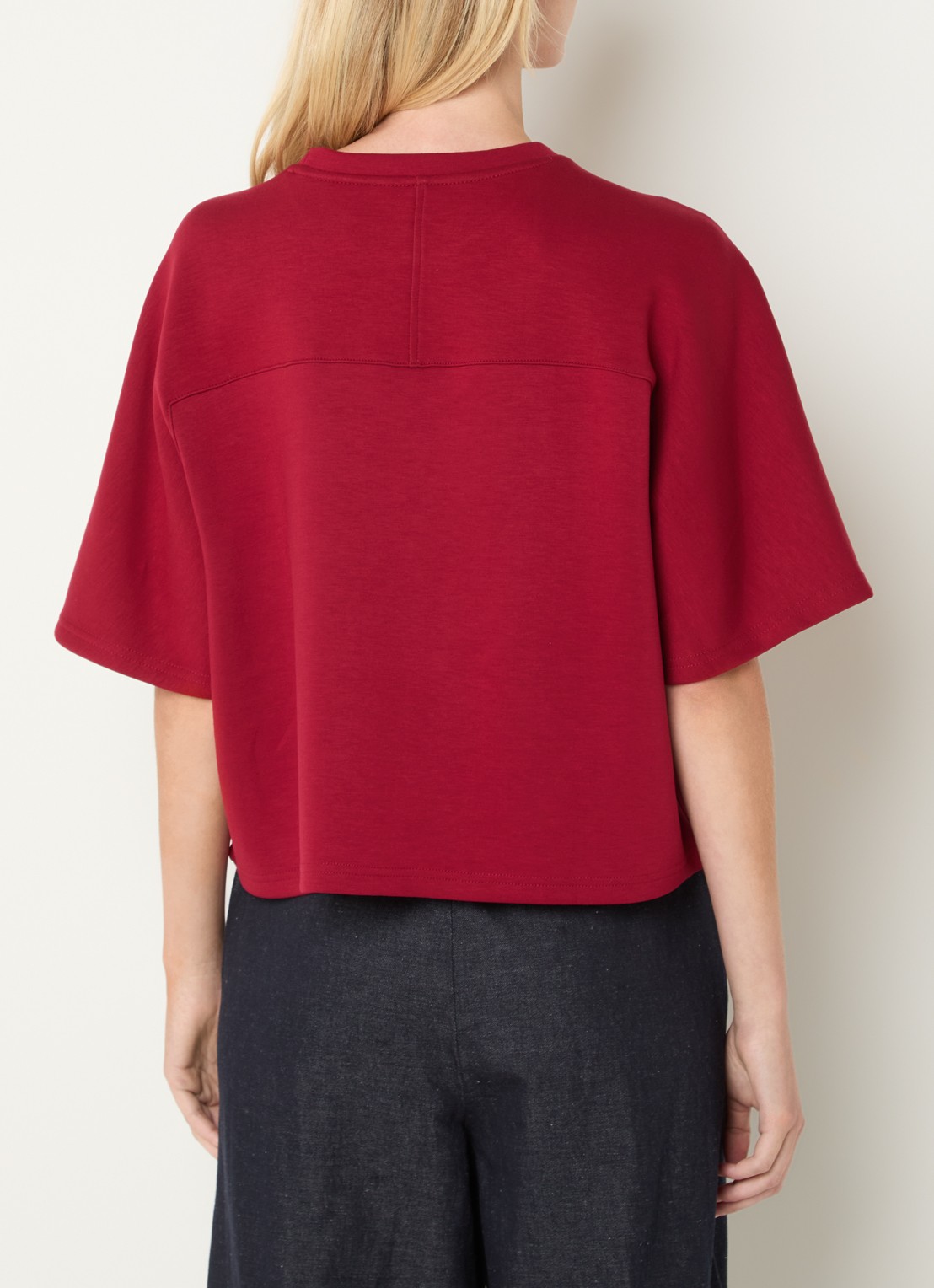 MSCH Copenhagen MSCHMaelee T-shirt met ronde hals - achterkant 4 steenrood