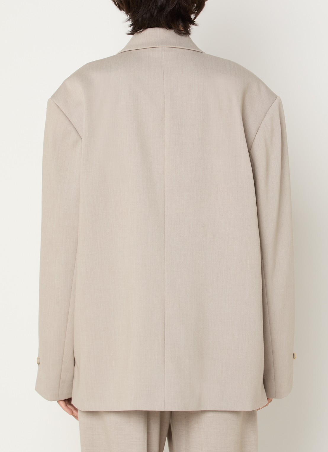 MSCH Copenhagen MSCHMarceli oversized blazer met schoudervulling - achterkant 4 taupe