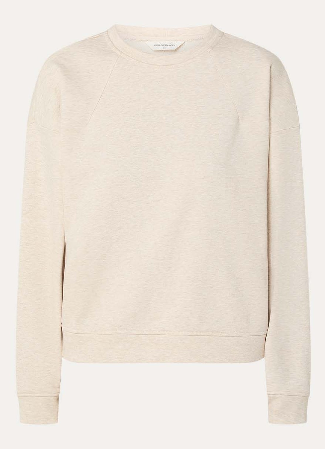 MSCH Copenhagen MSCHTaia sweater met ronde hals - voorkant 2 beige