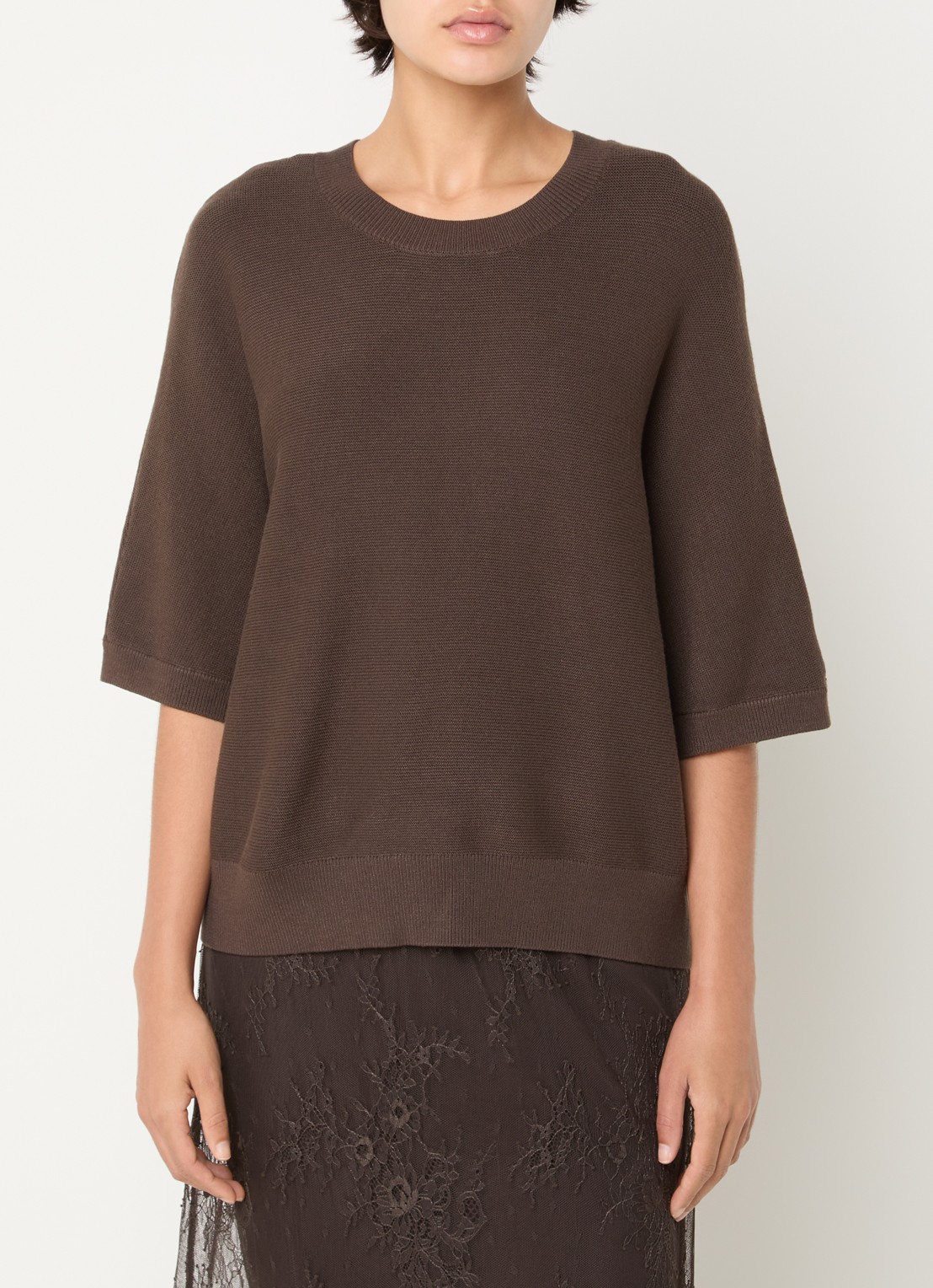 MSCH Copenhagen MSCHThamira grofgebreide pullover - detail 3 bruin
