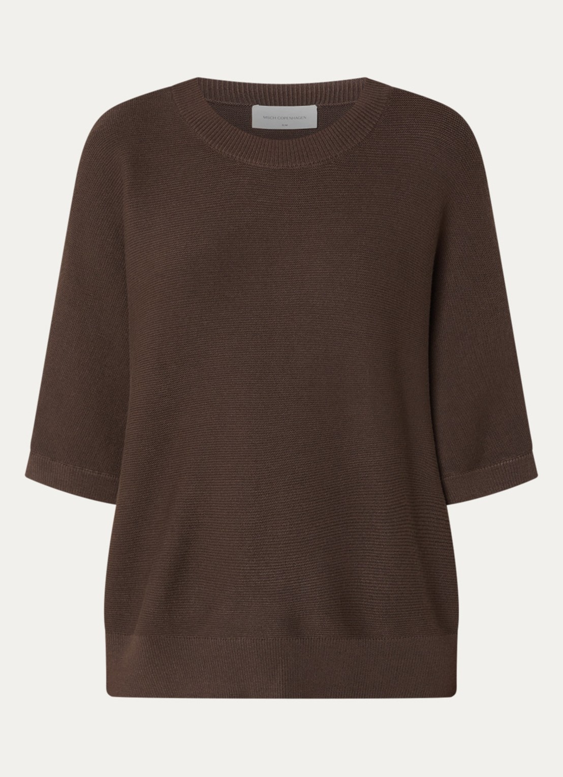 MSCH Copenhagen MSCHThamira grofgebreide pullover - voorkant bruin