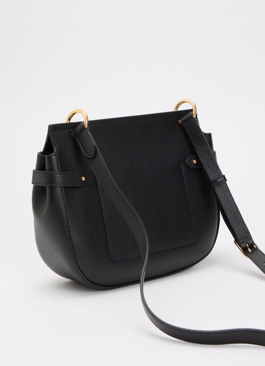 Mulberry Amberley crossbodytas van leer - achterkant zwart