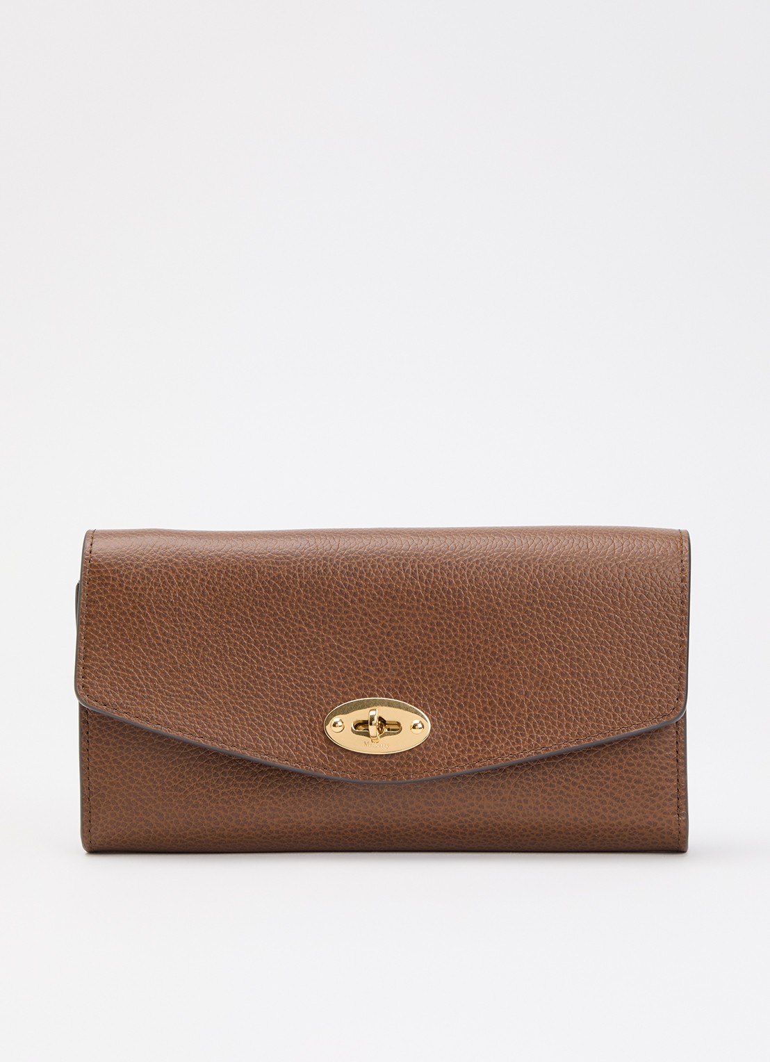 Mulberry Darley portemonnee van leer - voorkant 2 bruin