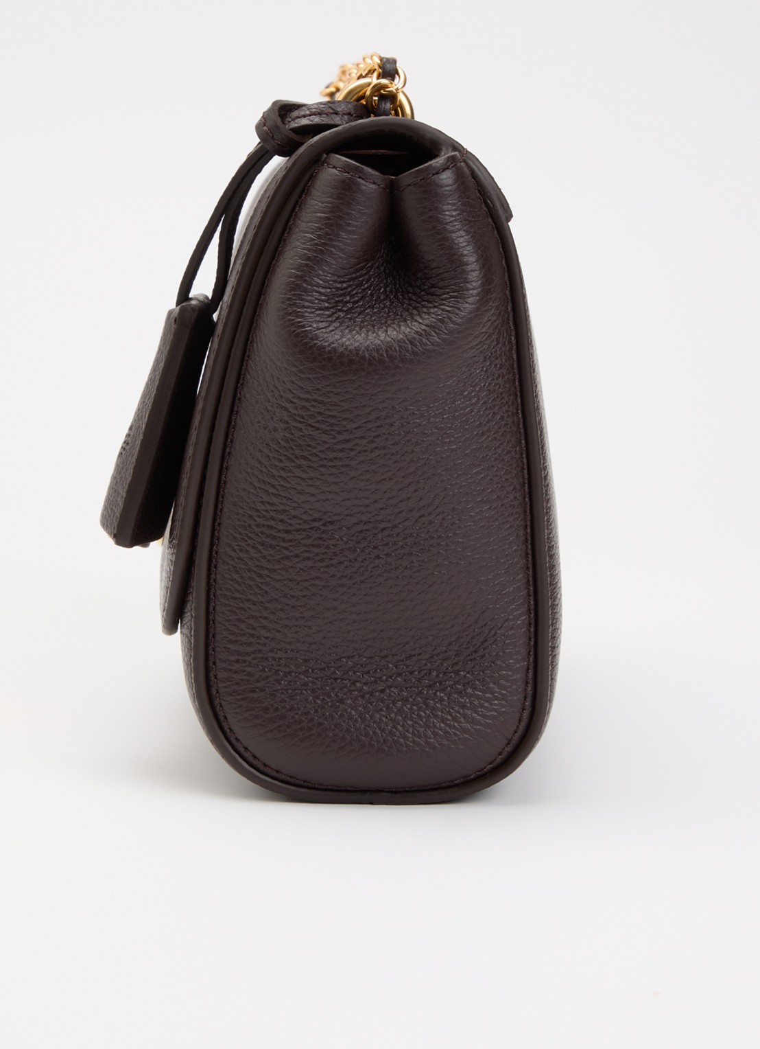 Mulberry Lily Small crossbodytas met verstelbare schouderriem - detail 4 chocoladebruin