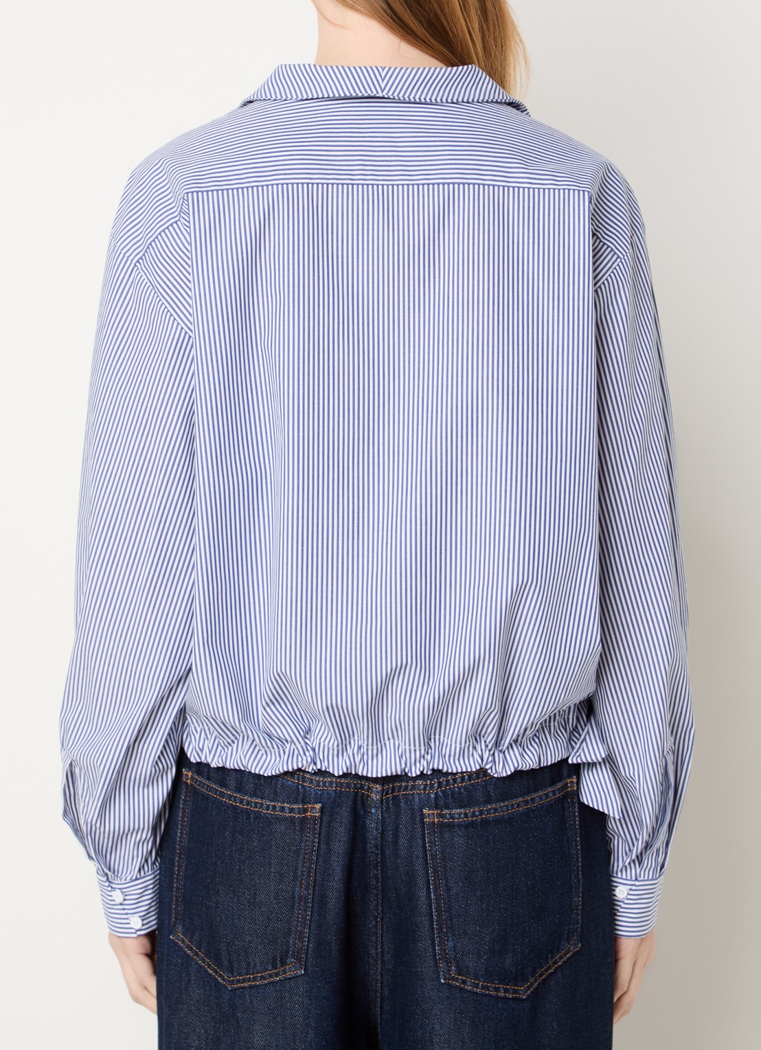 MUNTHE Beliciama tuniek met streepprint - achterkant 3 indigo