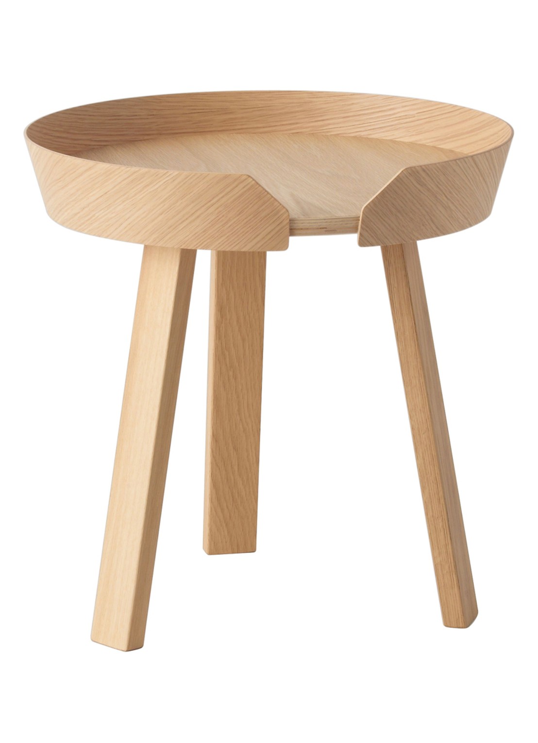 Muuto Around Coffee bijzettafel small  - voorkant naturel